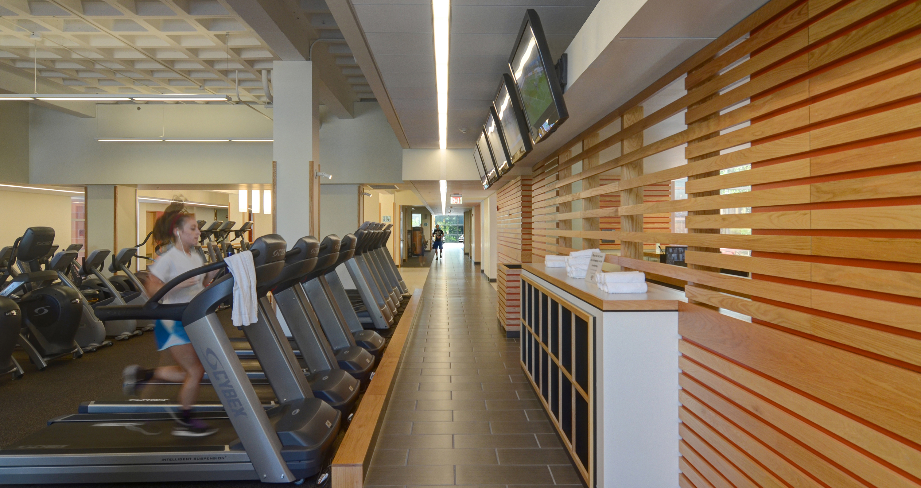Kite-0819-URI Wellness Center-Interior-Treadmill